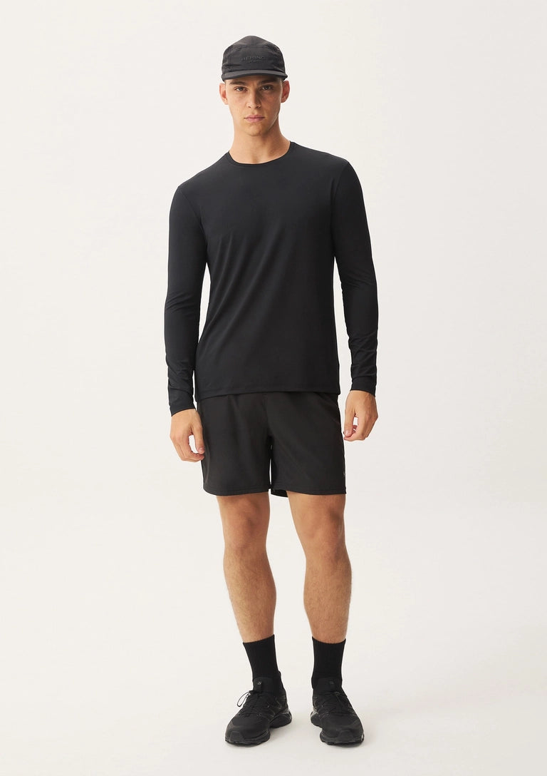 Camiseta esportiva masculina manga longa proteção uv