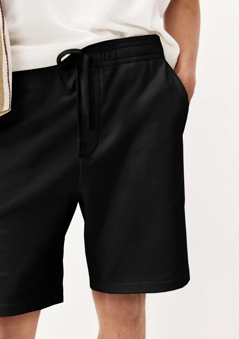 Bermuda masculina reta em moletom