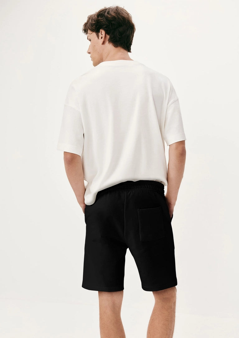 Bermuda masculina reta em moletom