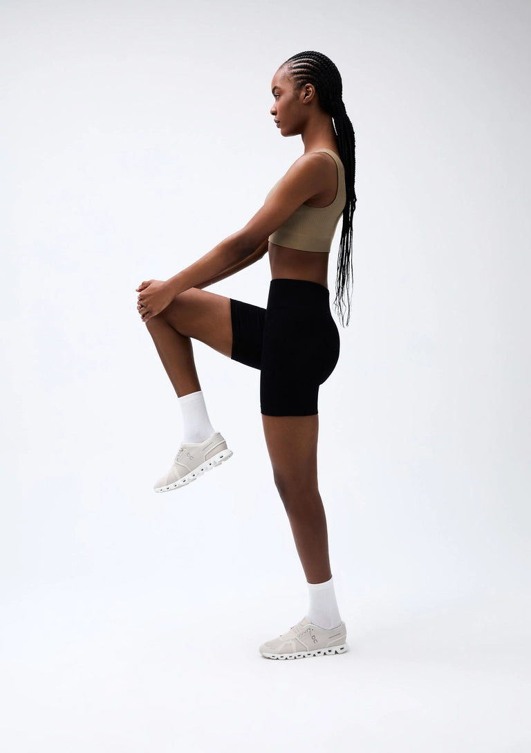 bermuda esportiva feminina biker sem costura