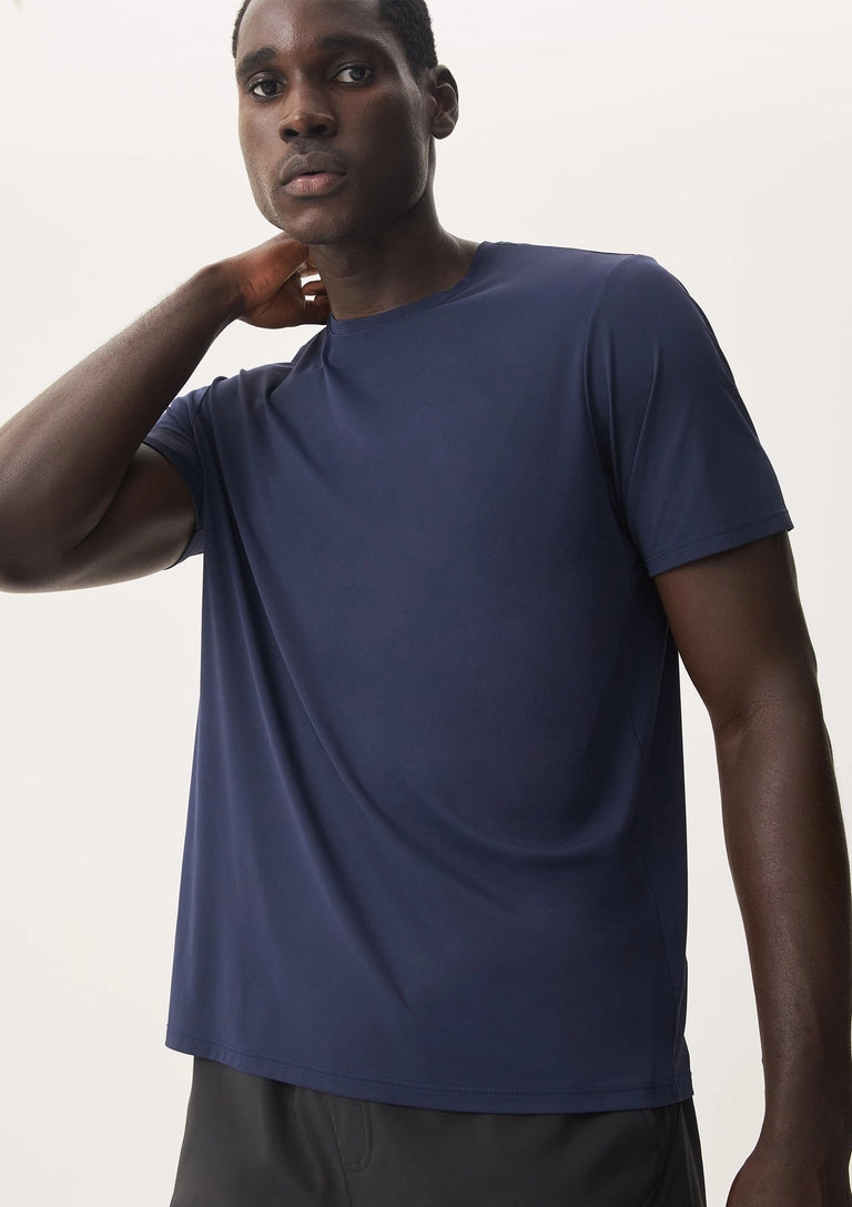 Camiseta esportiva masculina manga curta pace