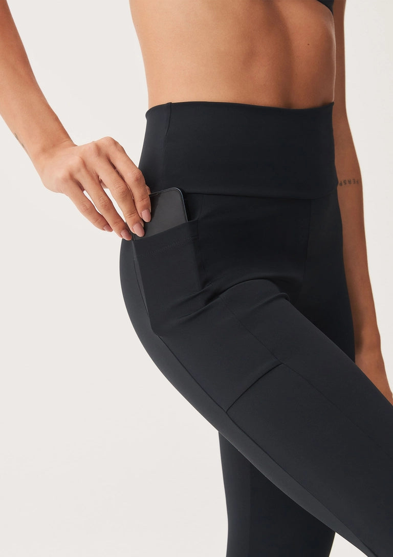 Calça legging feminina esportiva com fio lycra®